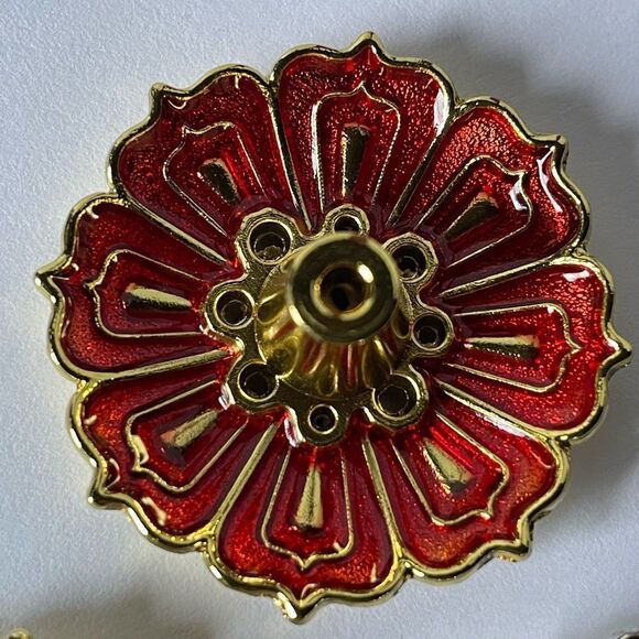 Incense Bundle of 3 Shimmering Holders Red, Blue & Green (VERY SMALL) - Picture 9 of 14